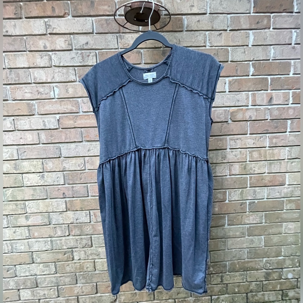 Gray True Craft Swing Dress